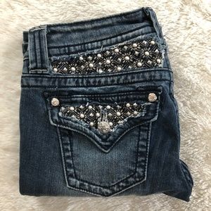 Miss Me Studded Bootcut Jeans